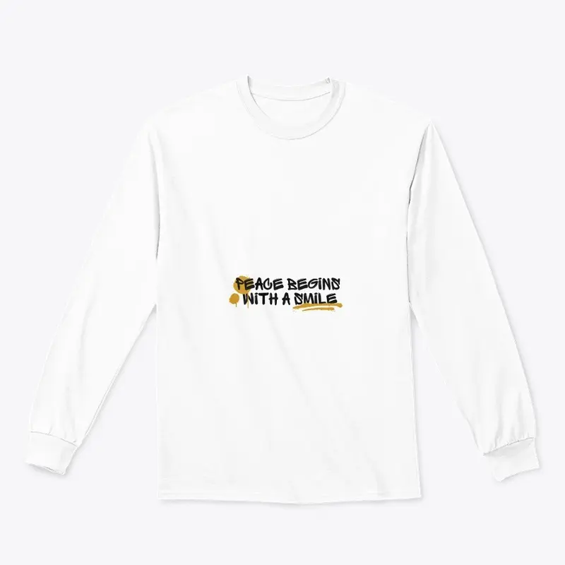 PEACE BEGINS WITH A SMILE T-SHIRTS 